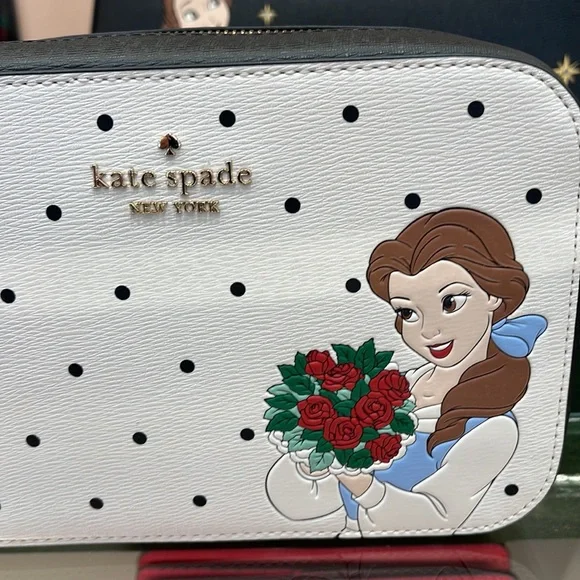 Disney X Kate Spade Beauty Mini Camera Crossbody Bag Cream Multi
 NWT - Picture 2 of 16